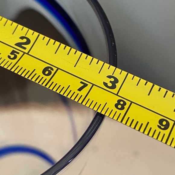 Vintage Pier 1 Imports Cobalt Blue Swirline Pilsner Beer Glass 10" - Picture 5 of 7